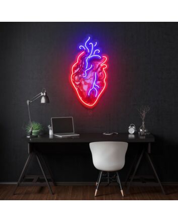 Heart Led Neon Acrylic Artwork