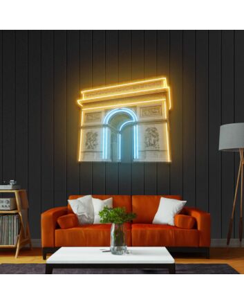 Arc De Triomphe Led Neon Acrylic Artwork