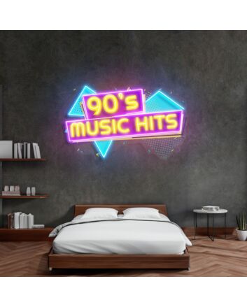 90S Music Hits Led Neon Acrylic Artwork