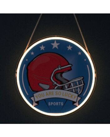 Football Helmet Led Neon Sign Light Pop Art