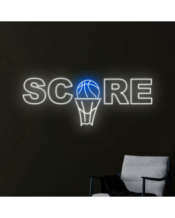 Scoring Basketball Neon Light