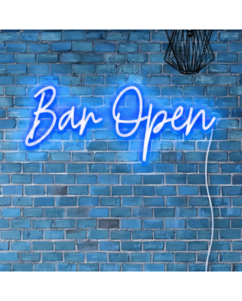 Welcoming Bar Open Neon Light
