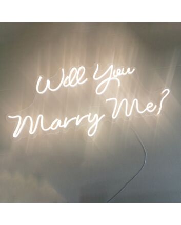 Will You Marry Me Proposal Style 1 Neon Light