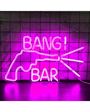 Customize GUN BANG! BAR Neon Light