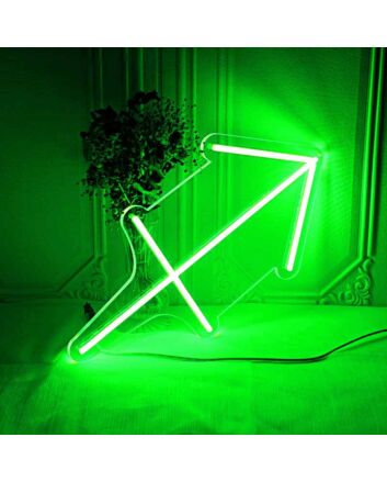 Sagittarius Zodiac Sign Neon