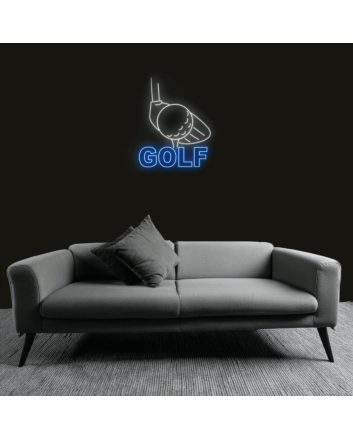 Customize Golf Swing Icon Neon Sign
