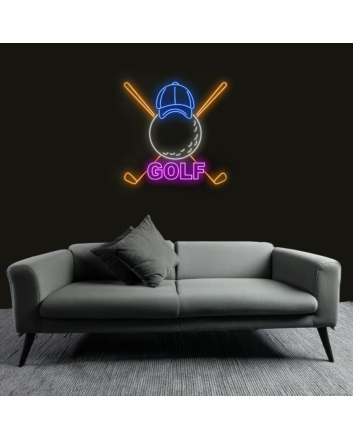 Customize Golf Gear Set Neon Sign