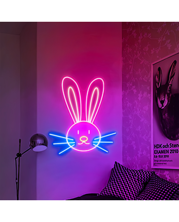 Easter Bunny Neon Sign