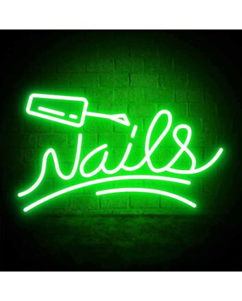 Customize Nail Polish Decor Neon Sign