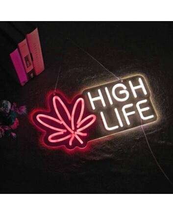 Customize HIGH LIFE Lifestyle Decor Neon Sign