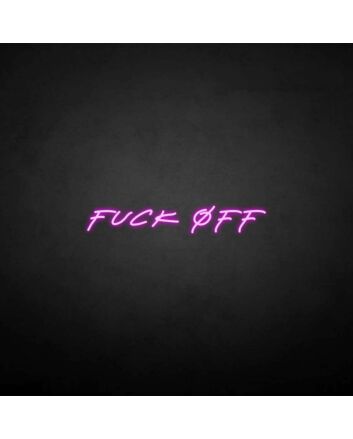 fxxk off neon sign
