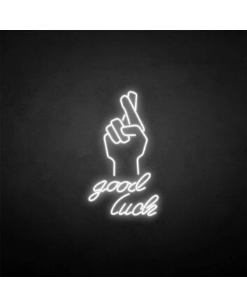 &#39;Lucky&#39; neon sign