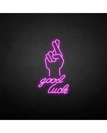 &#39;Lucky&#39; neon sign