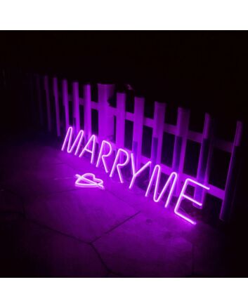 Marry Me Proposal Style 1 Neon Sign