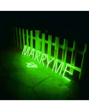 Marry Me Proposal Style 1 Neon Sign