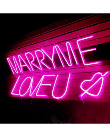 Marry Me Proposal Style 2 Neon Sign