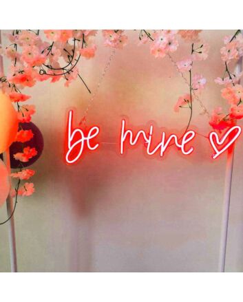 Be Mine Heart Neon Sign