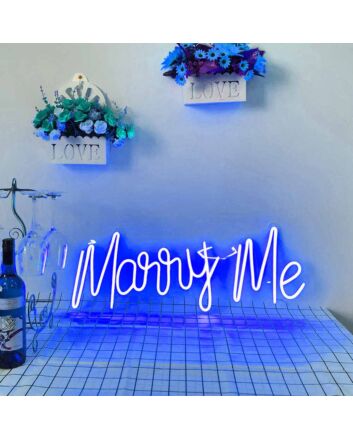 Marry Me Proposal Style 3 Neon Sign