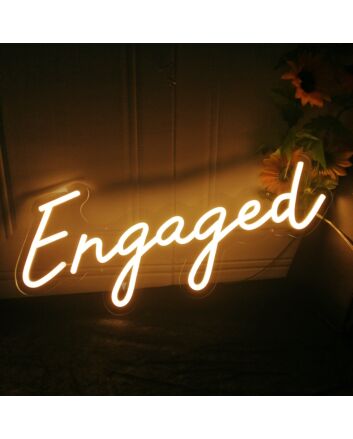 Engaged Neon Sign to Light Up Your Room