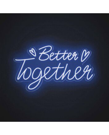 Better Together Romantic Style 1 Neon Sign