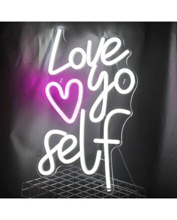 Love Yourself Neon Sign to Light Up Your Room