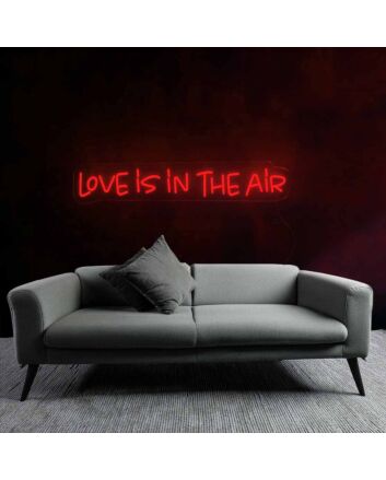 Romantic Love Is In The Air Neon Sign
