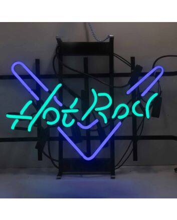 Hot Rock Cool Iron Frame Neon Sign
