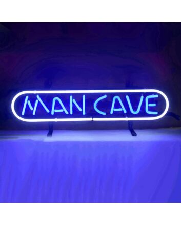 MAN CAVE Rugged Iron Frame Neon Sign