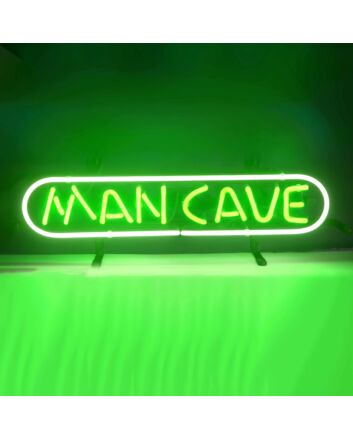 MAN CAVE Rugged Iron Frame Neon Sign