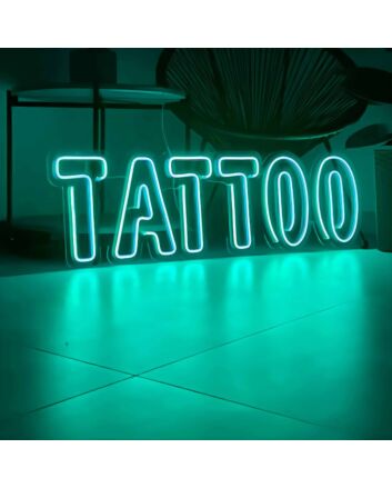 Creative Tattoo Shop Sign Neon