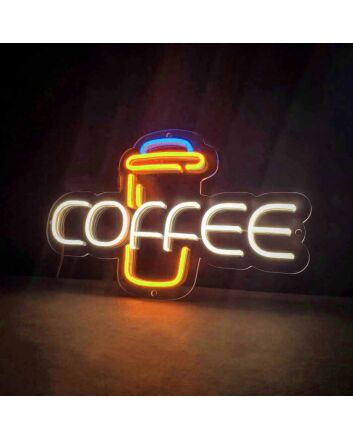 Customize Coffee Bold Neon Sign