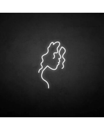 Curly hair&#39; neon sign