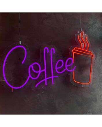 Customize Coffee Cup Classic Neon Sign