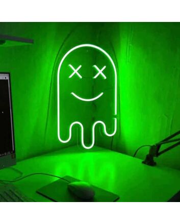 Spooky Ghost Game Neon Sign