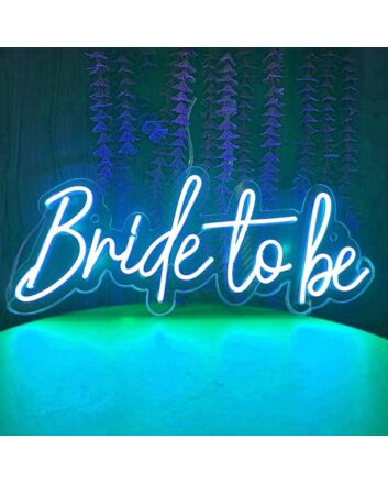 Vivid Bright Bride to Be Neon Sign