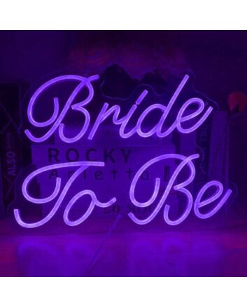 Elegant Bride to Be Neon Sign