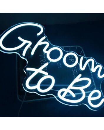 Dashing Groom to Be Neon Sign