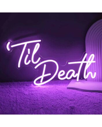Death Marriage Room Wall Neon Sign