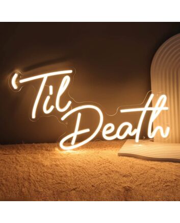 Death Marriage Room Wall Neon Sign