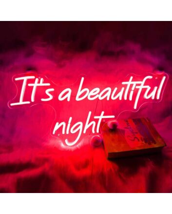 It's a Beautiful Night Marriage Room Wall Neon Sign