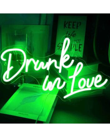 Drunk in Love Wedding Neon Sign