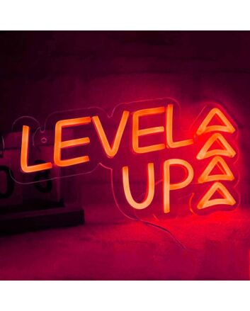 Level Up LED Night Light for Game Room