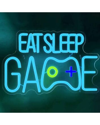Eat Sleep Game Game Neon Sign