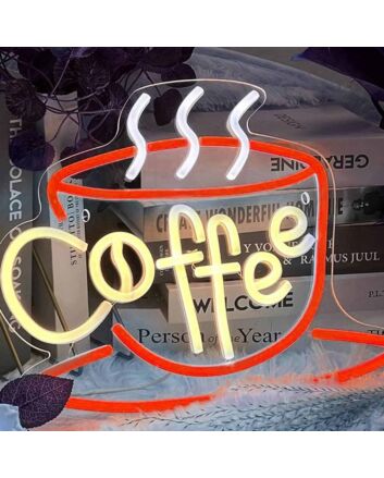 Customize Fragrant Coffee Cup Neon Sign