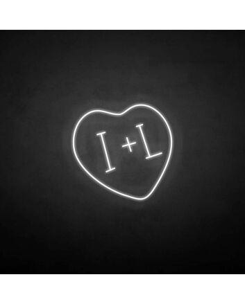 I+I&#39; neon sign