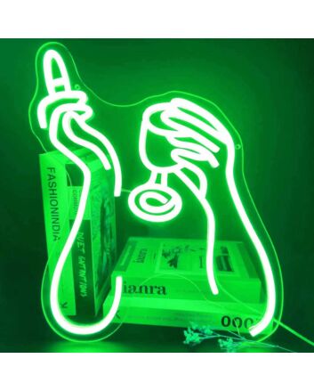 Elegant Drinking Bar Neon Sign
