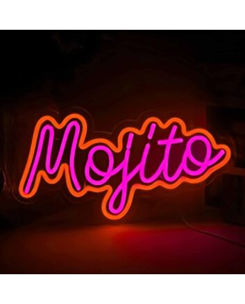 Mojito Bar Drink Neon Sign