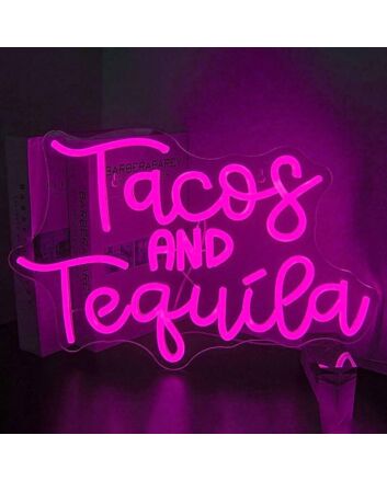 Tacos and Tequila LED Sign