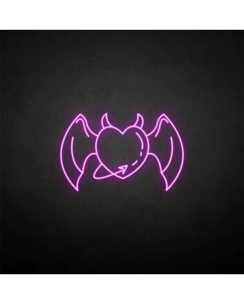 &#39;Heart Demon&#39; neon sign