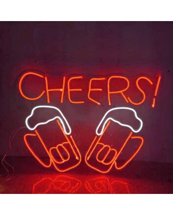 Customize Cheers Toasting style2 Neon Sign